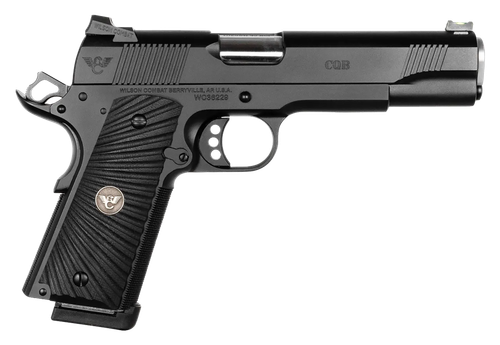 Wilson Combat CQBFS45 CQB  45 ACP 8+1 5" Full Size Carbon Steel Slide G10 Starburst Grip
