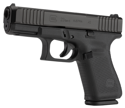 Glock PA235S203MOS G23 Gen5 Compact MOS 40 S&W  4.02" Glock Marksman Barrel 13+1, Black Frame & MOS  nDLC Slide, Modular Backstrap, Ambidextrous Slide Stop, Safe Action Trigger, Optics Ready