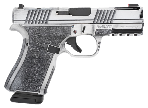 Black Rain Ordnance FLP9MMWB   Compact Frame 9mm 15+1 4" Stainless Steel Slide