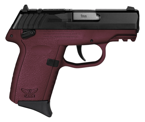 SCCY Industries CPX1CBCRRDRG3 CPX-1 Gen3 RDR 9mm Luger 10+1 3.10" Crimson Red Polymer w/Picatinny Rail Serrated Black Nitride SS Slide Crimson Red Polymer Grip