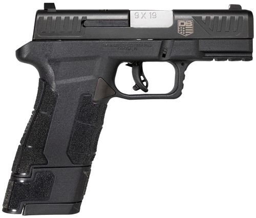 Diamondback DB0300P001 AM2  Sub-Compact Frame 9mm Luger 17+1, 3.50" Stainless Steel Barrel, Black Nitride Serrated Stainless Steel Slide, Black Polymer Frame w/Picatinny Rail & Polymer Grip