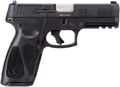 Taurus 1G3P94117 G3 T.O.R.O. Full Size 9mm Luger 17+1 4" Matte Stainless Steel Barrel, Matte Black Tenifer Optic Ready/Serrated Slide, Black Polymer Frame w/Picatinny Rail, Black Polymer Grips