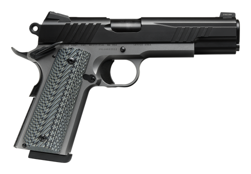SAV 67201 1911 GOVT 45 5IN BLK/SS  BLK MELONITE