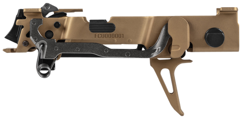 Sig Sauer 8900160 P320 Custom Works Fire Control Unit *FFL Item (FCU Only), 9mm Luger/40 S&W/357 Sig, Gold Nitride, Titanium Frame & Flat Face Skeletonized Trigger, Fits Sig P320 Parts