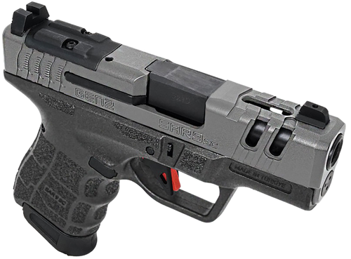 SAR USA SAR9SCG2PT SAR9 SC Gen2 Sub-Compact Frame 9mm Luger 15+1 3.30" Black Steel Barrel, Platinum Cerakote Steel Optic Ready/Ported/Serrated Slide, Black Polymer Frame, Black Polymer Grip