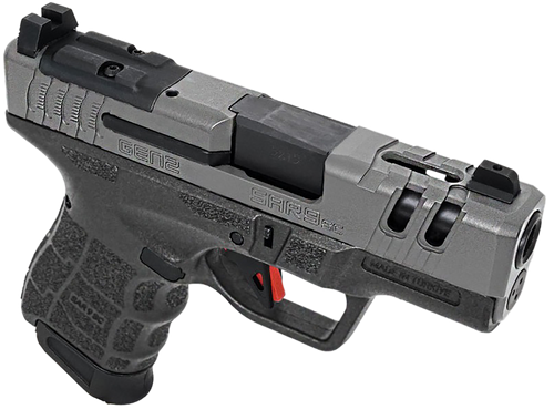 SAR USA SAR9SCG2PT SAR9 SC Gen2 Sub-Compact Frame 9mm Luger 15+1 3.30" Black Steel Barrel, Platinum Cerakote Steel Optic Ready/Ported/Serrated Slide, Black Polymer Frame, Black Polymer Grip