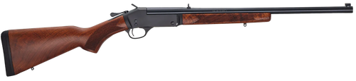 Henry H0154570 Single Shot  45-70 Gov Caliber with 1rd Capacity, 22" Barrel, Overall Blued Metal Finish & American Walnut Stock, Right Hand (Full Size)