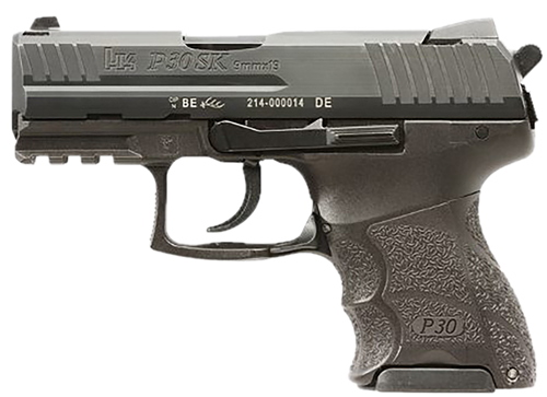 HK 81001108 P30SK V3 Sub-Compact Frame 9mm Luger 10+1 3.27" Black Steel Barrel, Black Cerakote Serrated Steel Slide, Black Polymer Frame w/Picatinny Rail, Ambidextrous