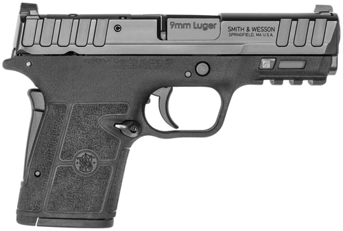 Smith & Wesson 13733 Equalizer  Micro-Compact 9mm Luger 10+1 3.68" Black Armornite Steel Barrel, Optic Ready/Serrated Slide, Black Polymer Frame w/Picatinny Rail, Black Textured Polymer Grips
