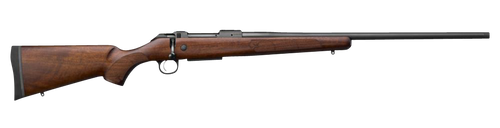 CZ-USA 07711 CZ 600 American ST2 243 Win 5+1 20" Threaded, Black Barrel/Rec, Walnut Stock, Adj. Trigger