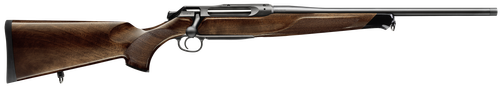 Sauer 80117661 505 Lux Full Size 375 H&H Mag 2+1 24" Matte Blued Steel Barrel, Matte Blued Saddle Mount Steel Receiver, Grade 5 Wood Fixed Stock