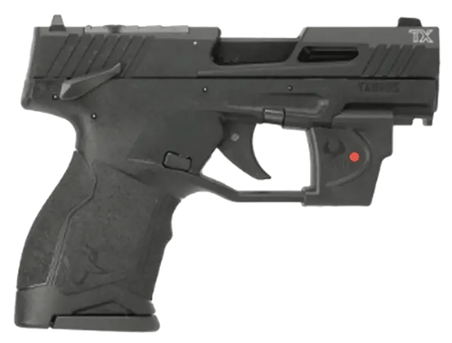 Taurus 1TX22131VL10 TX22C w/Optic Compact Frame 22 LR 10+1 SAO 3.60" Matte Black Steel Threaded Barrel, Black Anodized Optic Ready/Serrated Slide, Black Polymer Frame w/Picatinny Rail, Viridian Laser