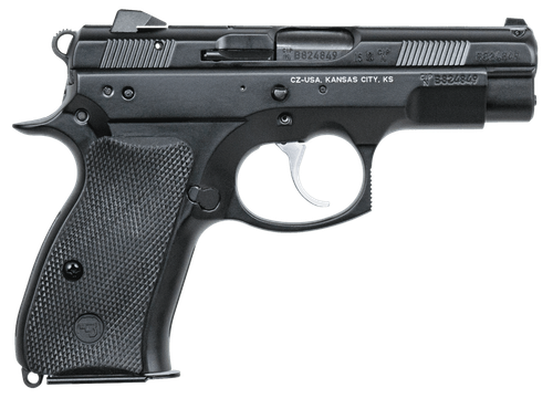 CZ-USA 91194 CZ 75 D PCR Compact Frame 9mm Luger 14+1 3.75" Black Steel Barrel, Black Serrated Steel Slide, Black Polycoat Aluminum Frame w/Beavertail, Black Rubber Grip