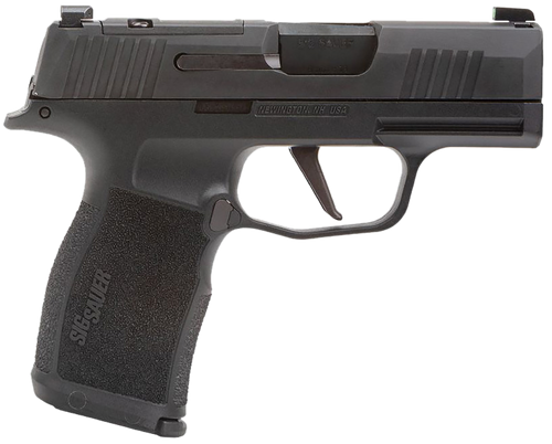 Sig Sauer 365X9BXR3PMS10 P365X  Micro-Compact 9mm Luger 10+1 3.10" Black Steel Barrel, Black Nitron Optic Ready/Serrated Slide & Frame w/Sig Rail, Black Polymer Grips, Right Hand