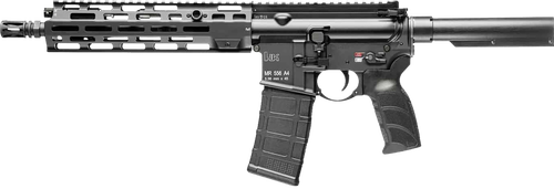 HK 81001050 MR556 A4 5.56x45mm 30+1 11" Black Threaded Barrel, M-LOK Handguard, Black Picatinny Rail Receiver, Black Synthetic 6 Position Stock, Black Polymer Grip, Ambidextrous