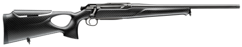 Sauer 80117130 505 Synchro XTC Full Size 270 Win Mag 3+1 22" Matte Blued Threaded Barrel, Matte Blued Saddle Mount Steel Receiver, Black Thumbhole w/Adj Comb Carbon Fiber Stock