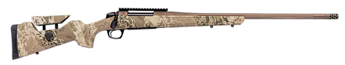 CVA CR3961 Cascade Long Range Hunter Full Size 300 Win Mag 24" Smoked Bronze Cerakote Steel Threaded Barrel, Realtree Hillside Synthetic Stock