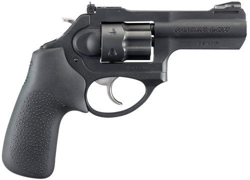 Ruger 5437 LCRx  22 WMR 3" Matte Black Barrel, 6 Shot PVD Finished Cylinder, Matte Black 7000-Series Aluminum Frame,  Hogue Tamer Monogrip