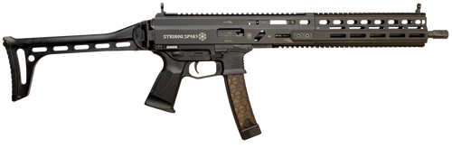 Grand Power 810091157978 Stribog SP9A3 9mm Luger 30+1 16" Black Picatinny Rail, Black Polymer Grip