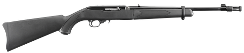 Ruger 11112 10/22 Takedown Full Size 22 LR 10+1 16.40" Satin Black Threaded Barrel, Satin Black Steel Receiver w/Integral Scope Mount, Black Synthetic Fixed Stock, Right Hand