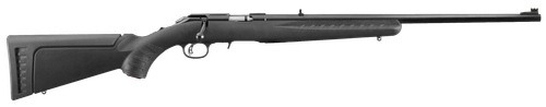 Ruger 8301 American Rimfire  Full Size 22 LR 10+1 22" Satin Blued Alloy Steel Barrel, Drilled & Tapped Receiver, Black Synthetic Adjustable Stock, Right Hand