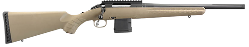 Ruger 26965 American Ranch  Full Size 5.56 NATO 10+1 16.12" Matte Black Threaded Barrel, Steel Receiver w/Picatinny Rail, Flat Dark Earth Fixed Synthetic Stock, Right Hand