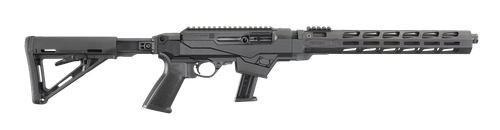 Ruger 19122 PC Carbine  9mm Luger 17+1 16.12" Threaded/Fluted Barrel, Type III Hard Coat Anodized Aluminum Alloy Receiver, Adjustable Magpul MOE Stock, M-LOK Accessory Slots, Optics Ready