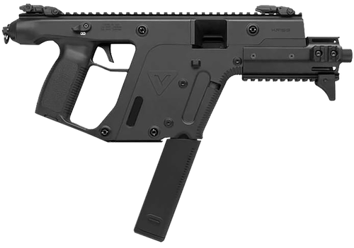Kriss USA KV90PBL30 Vector SDP Enhanced G2 9mm Luger 40+1 6.50" Black Nitride Threaded Barrel, Black Picatinny Rail Top & Bottom, MK5M Modular Rail