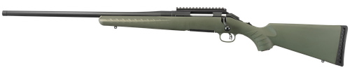 Ruger 26918 American Predator  Full Size 308 Win 4+1 22" Matte Black Threaded Barrel Matte Black Steel Receiver w/Picatinny Rail, Fixed Moss Green Synthetic Stock, Left Hand