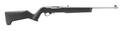 Ruger 31217 10/22  22 LR 10+1 18.50" Clear Satin Threaded Barrel, Drilled & Tapped Receiver, M-LOK Forend, Black Magpul MOE X-22 Synthetic Stock