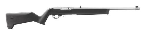 Ruger 31217 10/22  22 LR 10+1 18.50" Clear Satin Threaded Barrel, Drilled & Tapped Receiver, M-LOK Forend, Black Magpul MOE X-22 Synthetic Stock