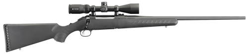 Ruger 16931 American  Full Size 243 Win 4+1 22" Matte Black Steel Barrel, Matte Black  Alloy Steel Receiver w/Picatinny Rail, Black Fixed Synthetic Stock, Vortex Crossfire II 3-9x40mm