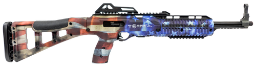 Hi-Point 995TSFLG 995TS Carbine 9mm Luger 16.50" 10+1, American Flag, Skeletonized Stock, Adjustable Sights