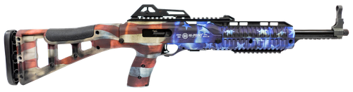 Hi-Point 995TSFLG 995TS Carbine 9mm Luger 16.50" 10+1, American Flag, Skeletonized Stock, Adjustable Sights