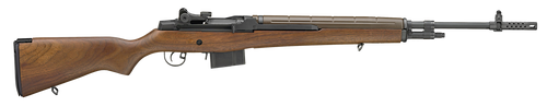 Springfield Armory MA9222CA M1A Loaded *CA Compliant 308 Win/7.62x51mm 10+1 22" Black Parkerized Medium National Match Barrel, Black Parkerized Steel Receiver, Walnut Wood Fixed Stock, Right Hand