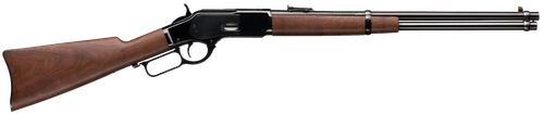 Winchester Repeating Arms 534255137 Model 1873 Carbine Full Size 38 Special/357 Mag 10+1 20" Brushed Polish Blued Straight Grip Barrel, Brushed Polish Blued Steel Receiver, Satin Oiled Walnut Straight