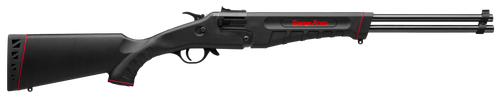 Savage Arms 22434 42 Takedown Compact 22 LR/410 Gauge 1rd 20" Satin Black Sporter Barrel, Satin Black Carbon Steel Receiver, Matte Black Fixed Synthetic Stock, Ambidextrous