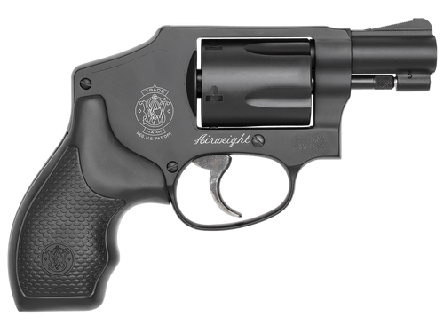 Smith & Wesson 162810 Model 442 *CA Compliant 38 S&W Spl +P 5 Shot 1.88" Stainless Steel Barrel, Carbon Steel Cylinder, Aluminum J-Frame, Black Metal Finish, Internal Lock