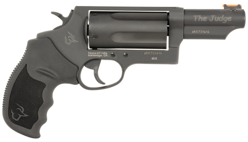 Taurus 24410P31T Judge T.O.R.O. Compact Frame 45 Colt (Long Colt)/410 Gauge 5 3" Matte Black Oxide Steel Barrel, Cylinder & Steel Frame, Black Rubber Grip, Transfer Bar Safety, Exposed Hammer