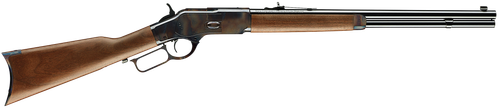 Winchester Guns 534202141 Model 1873 Short Rifle 45 Colt (LC) 10+1 Cap 20" Brushed Polished Blued Barrel Color Case Hardened Rec Satin Oiled Walnut Fixed Straight Grip Stock Right Hand (Full Size)