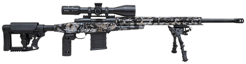 Howa HCRA65CSKY M1500 APC Chassis 6.5 Creedmoor 24" Heavy Barrel 10+1 (3), Kryptek Skyfall Camo, Luth-AR MBA-4 Stock with Aluminum Chassis, 4-16x50 Scope, Bipod & 2 Grips