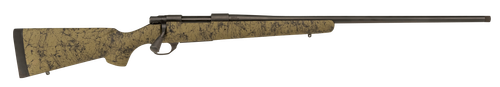 Howa HHS45533 M1500 HS Precision 6.5 PRC 3+1 24" Threaded Barrel, Black Steel Receiver, Green w/Black Webbing HS Precision Synthetic Stock