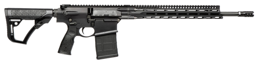 Daniel Defense 0215813210055 DD5 V4 *CA Compliant 7.62x51mm NATO 18" 10+1 Black Hard Coat Anodized Black Phosphate 6 Position w/SoftTouch Overmolding Stock Black Polymer Grip
