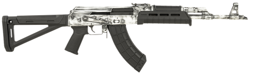 Century Arms RI4997N VSKA  7.62x39mm 30+1 16.50" Barrel w/Chevron Muzzle Brake, White Distressed Aluminum Receiver, Black Magpul MOE AK Stock, MOE Pistol Grip & Ultimak Handguard