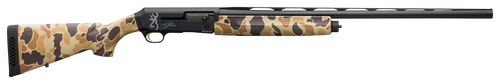 Browning 011431204 Silver Field 12 Gauge 28" 3.5" 4+1, Alloy Receiver With Black/Charcoal Bi-Tone Finish, Vintage Tan Camo Synthetic Stock With Textured Gripping Surface