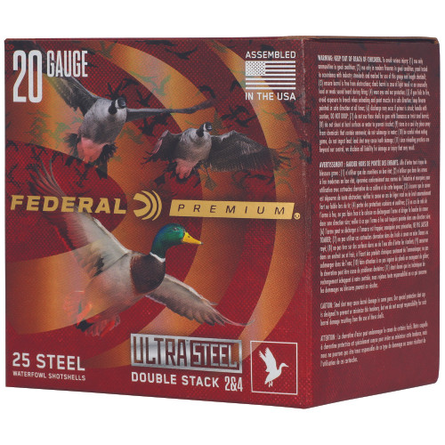 FED ULT STL 20GA 3" 1OZ #2/#4 25/250