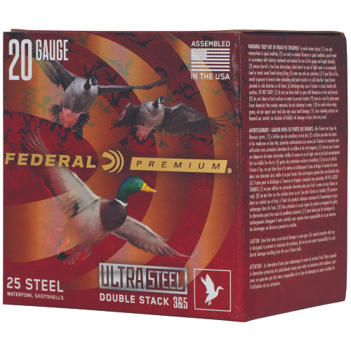 FED ULT STL 20GA 3" 1OZ #3/#5 25/250