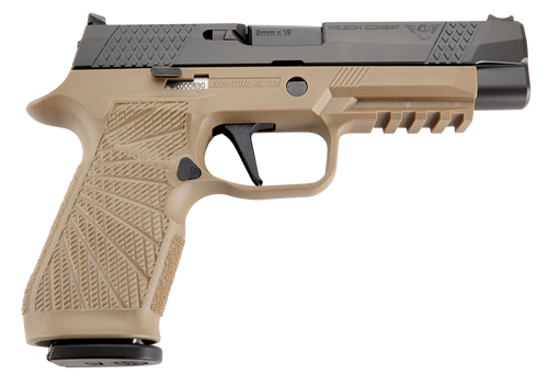 Wilson Combat SIGWCP320F9TATS P320  9mm Luger 4.70" 17+1 Tan Black DLC Stainless Steel Slide Tan Polymer Grip