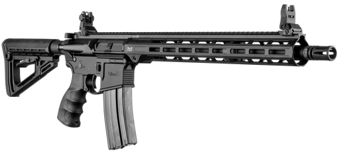 Gilboa G16556SAB Carbine  5.56x45mm NATO 30+1 16" Barrel, Nitride Finished Receiver & Bolt Carrier Group, Black Adjustable Stock, Black Polymer Grip