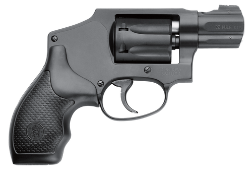 Smith & Wesson 103351 Model 351 Classic 22 WMR 7 Shot 1.88" Black Stainless Steel Barrel, Black Aluminum Cylinder & J-Frame, Internal  Hammer, XS Sights White Dot Front Sight